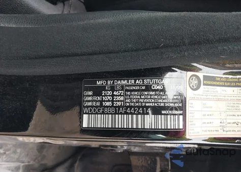 2010 Mercedes-Benz C 300 Sport 4Matic from USA, damaged, VIN WDDGF8BB1AF442414